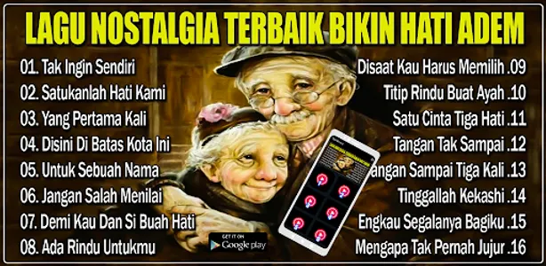 1000 Lagu Nostalgia Offline screenshot 1