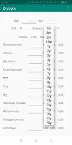 US echo Z-Score screenshot 1