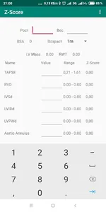 US echo Z-Score screenshot 2