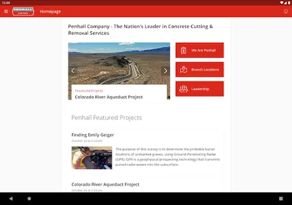 Penhall Company screenshot 3