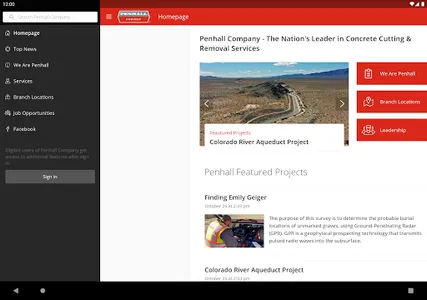 Penhall Company screenshot 4