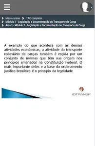 IDTransp - Ensino à Distância screenshot 1