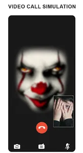 scary clown fake video call screenshot 5