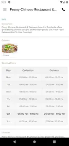 PeonyChineseRestaurantTakeaway screenshot 3