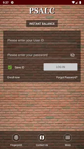 PSALC Banking App screenshot 1