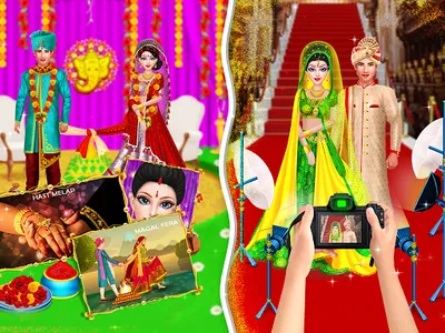 Indian Wedding Makeover Game screenshot 0