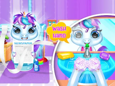 My Unicorn Pony: Pet Care Game screenshot 1
