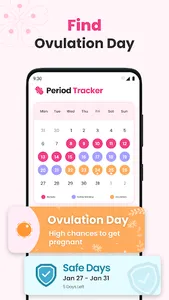 Period Tracker Ovulation Cycle screenshot 1