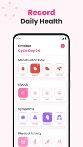 Period Tracker Ovulation Cycle screenshot 4