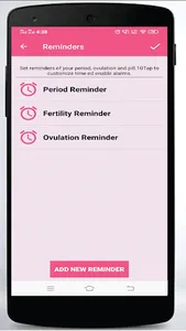 Angle Period Tracker Calendar screenshot 2