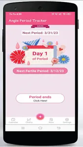 Angle Period Tracker Calendar screenshot 9