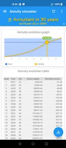 Annuity Simulator screenshot 1