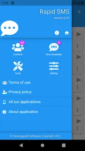 Rapid Sms Templates to easily  screenshot 1