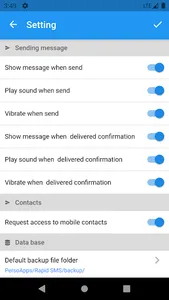 Rapid Sms Templates to easily  screenshot 4