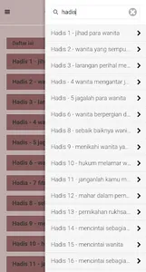 40 hadis wanita dlm kehidupan screenshot 0