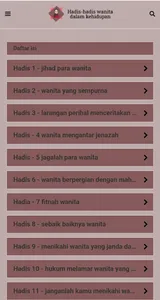 40 hadis wanita dlm kehidupan screenshot 2