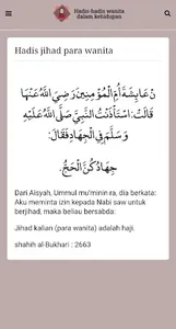 40 hadis wanita dlm kehidupan screenshot 3