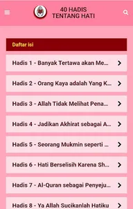 40 Hadis Tentang Hati screenshot 2
