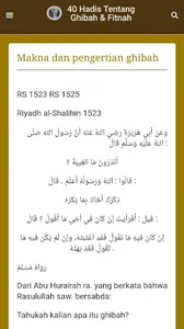 40 Hadis Ttg Ghibah & Fitnah screenshot 2