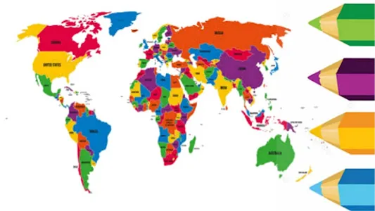 Coloring World Map screenshot 0
