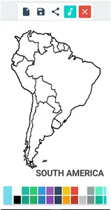 Coloring World Map screenshot 3