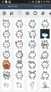 Cute Emoticons Sticker screenshot 2