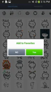 Cute Emoticons Sticker screenshot 6