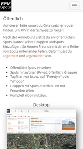fpvspots.ch screenshot 1