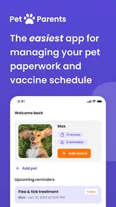 Pet Parents: Easy Pet Records screenshot 0