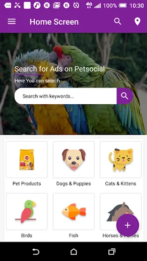 PetSocial: Sell & Buy Pets fas screenshot 0