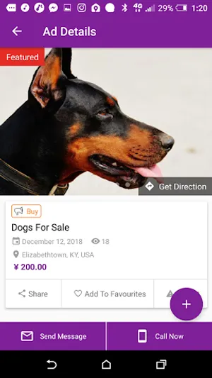 PetSocial: Sell & Buy Pets fas screenshot 2