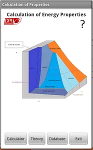 Energy properties calculator screenshot 0