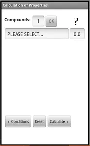 Energy properties calculator screenshot 4