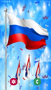 Russia Flag Live Wallpaper screenshot 3