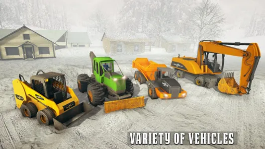 Snow Plow Heavy Excavator Sim screenshot 14