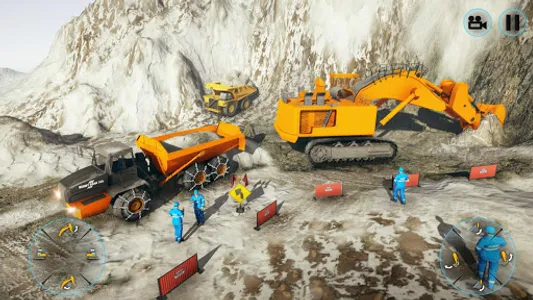 Snow Plow Heavy Excavator Sim screenshot 17