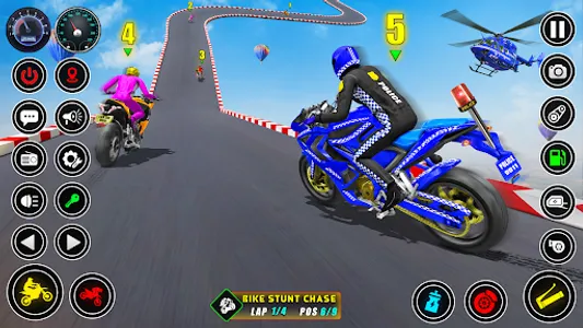 Police bike Stunt Bike Racing screenshot 20