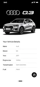 My Audi Q3 screenshot 2