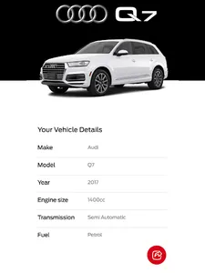 My Audi Q7 screenshot 8