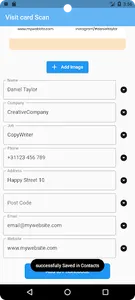 Visiting Card Scan screenshot 3