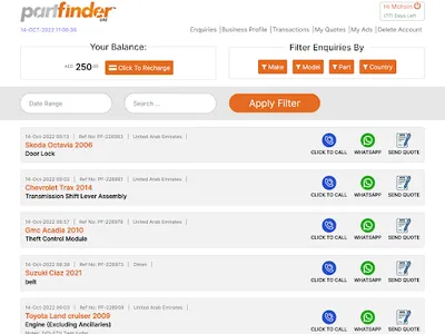 Partfinder Find Used Car Parts screenshot 4