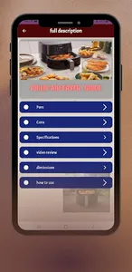 Philips air fryer guide screenshot 2