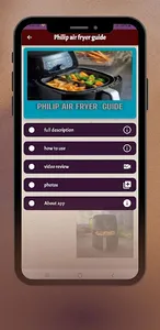 Philips air fryer guide screenshot 4