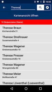 Stolpersteine Hamburg screenshot 1