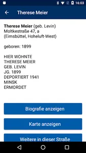 Stolpersteine Hamburg screenshot 2