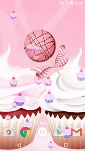 Cute Cupcakes Live Wallpaper screenshot 0