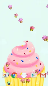 Cute Cupcakes Live Wallpaper screenshot 5