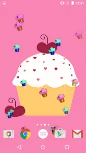 Cute Cupcakes Live Wallpaper screenshot 9