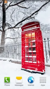 Snow in London Live Wallpaper screenshot 0