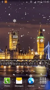 Snow in London Live Wallpaper screenshot 9